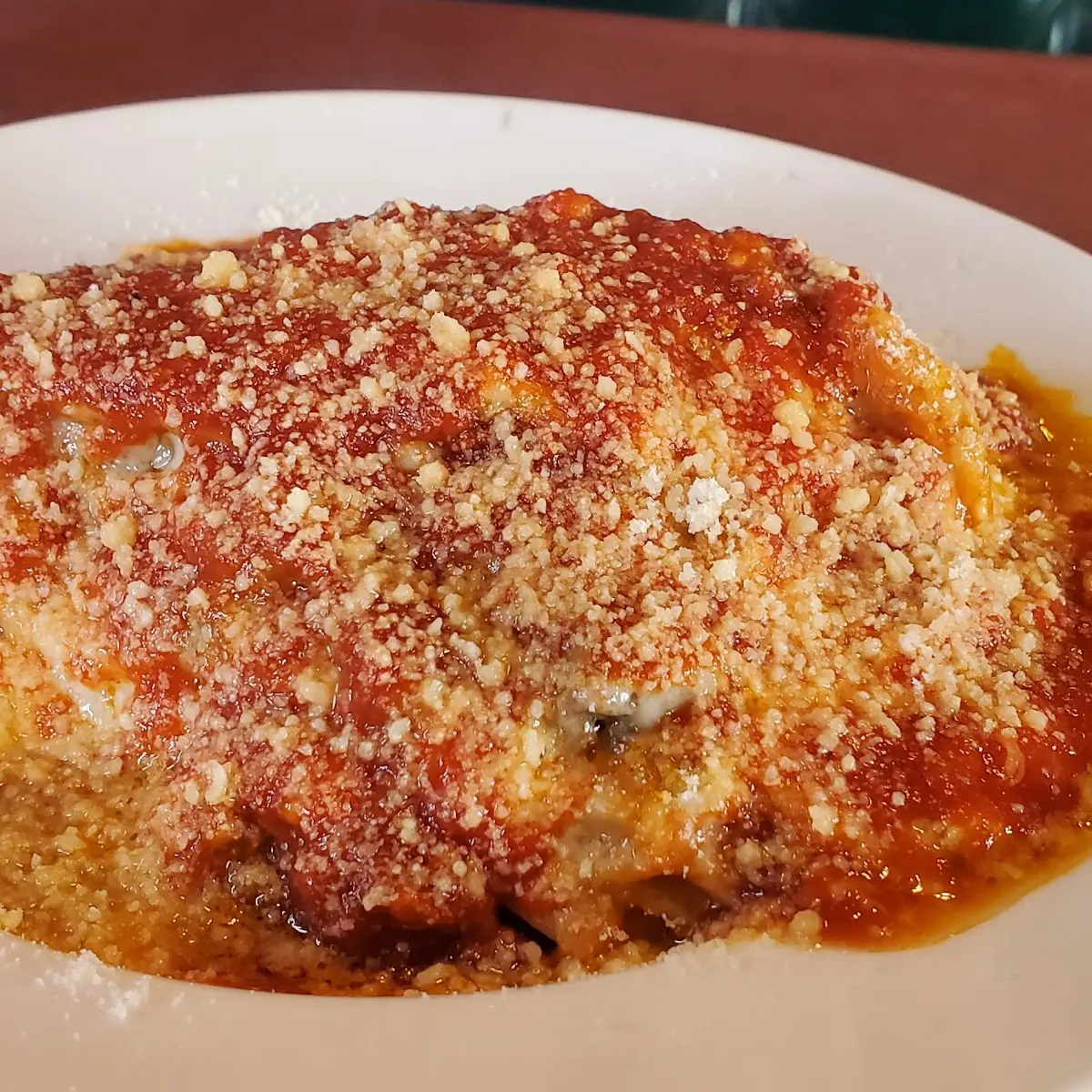 Lasagna with Parmesan Cheese