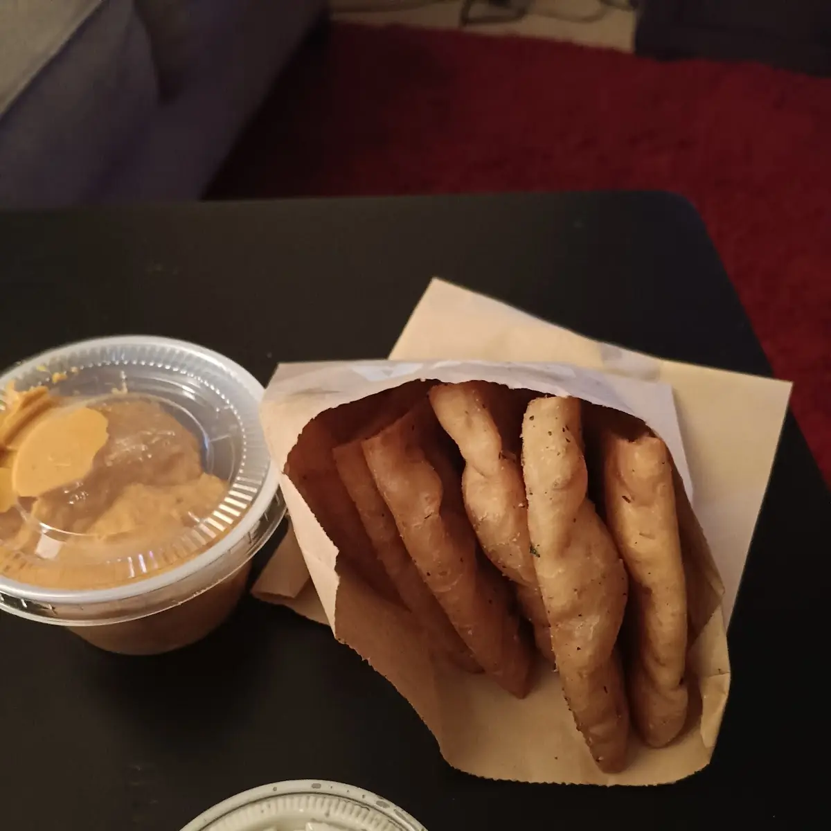 Red Pepper Hummus & Pita Chips