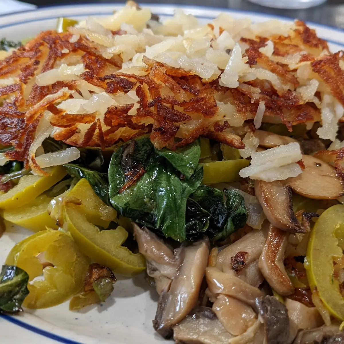 Hash Browns and Veggies