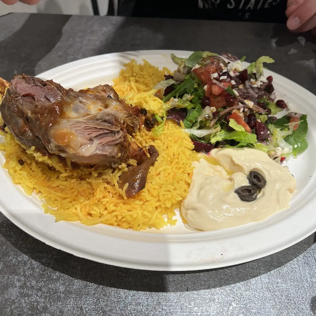 Lamb Shank Plate