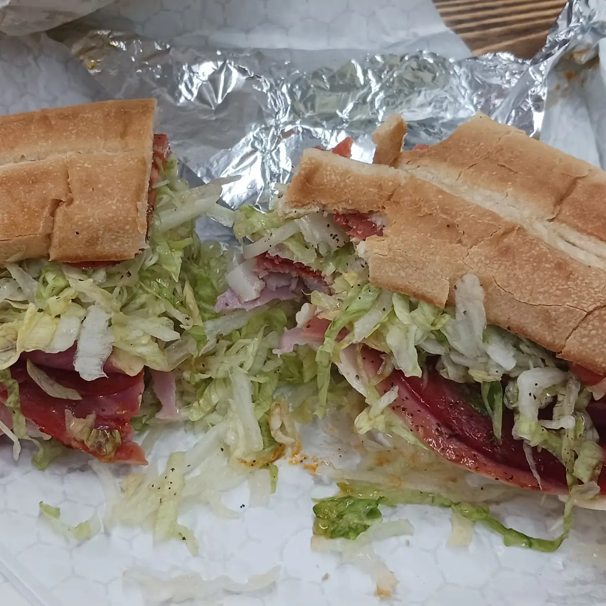 Footlong Cold Cut Sub Sandwich
