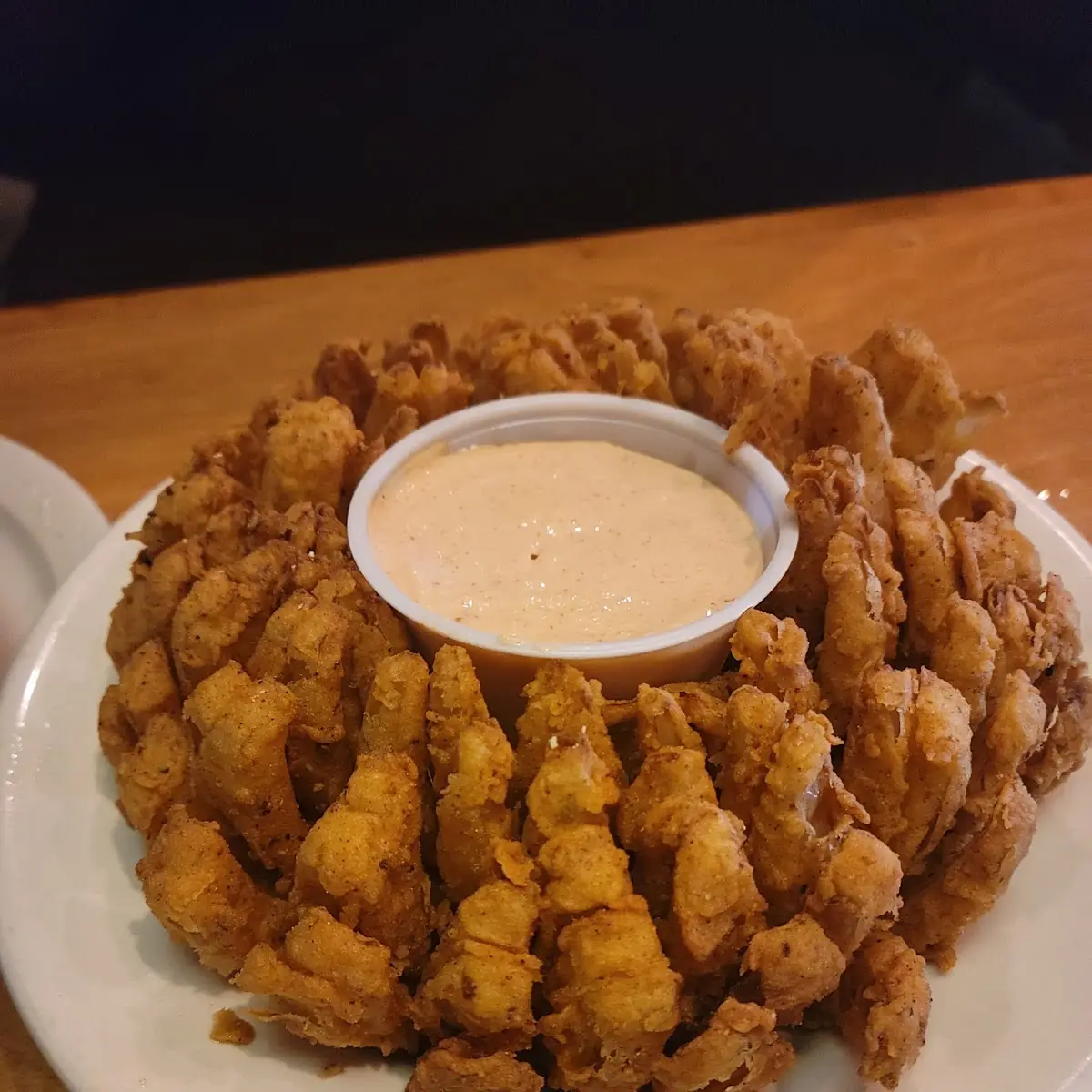 Fried Onion Blossom with Dipping Sauce