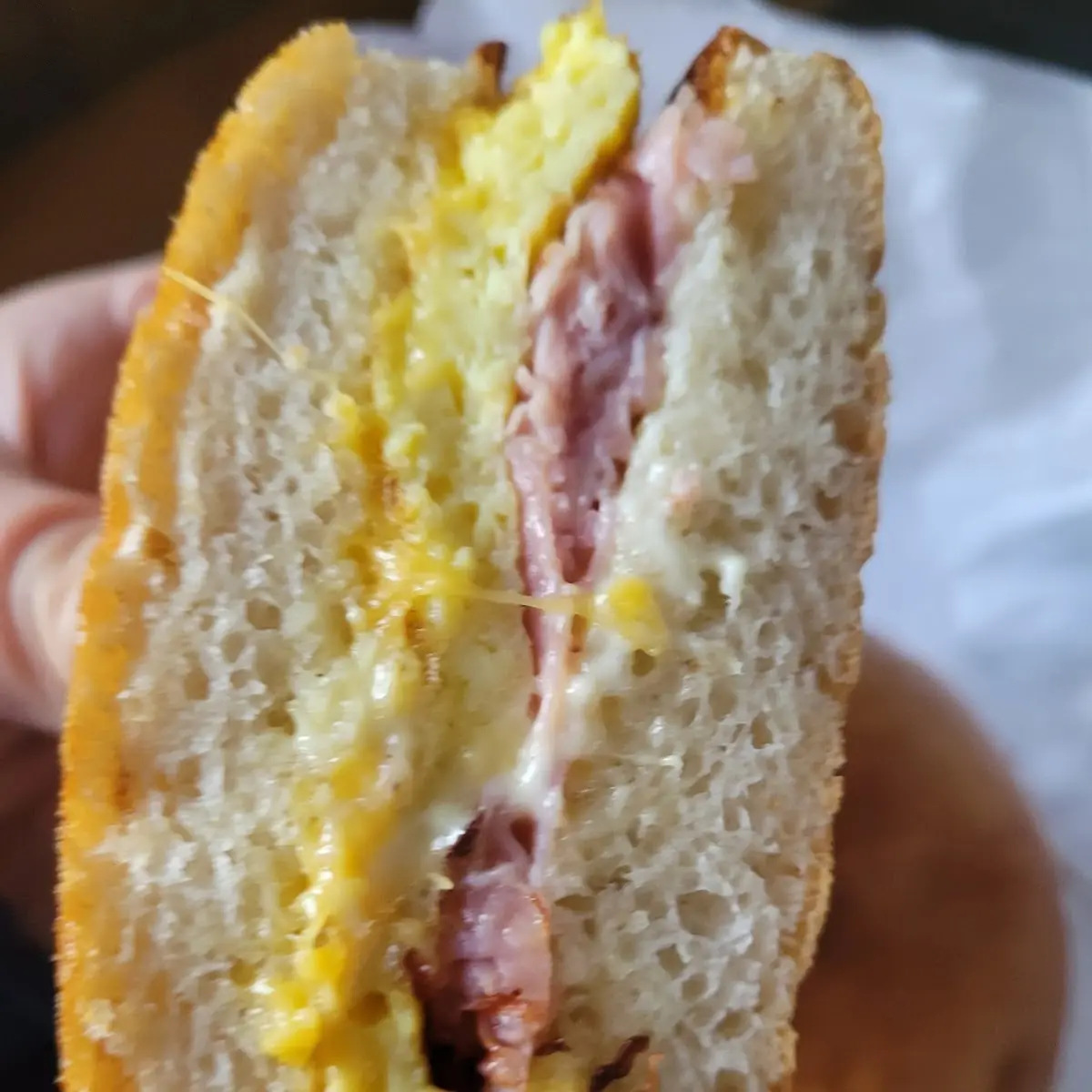 Ham Egg and Cheese