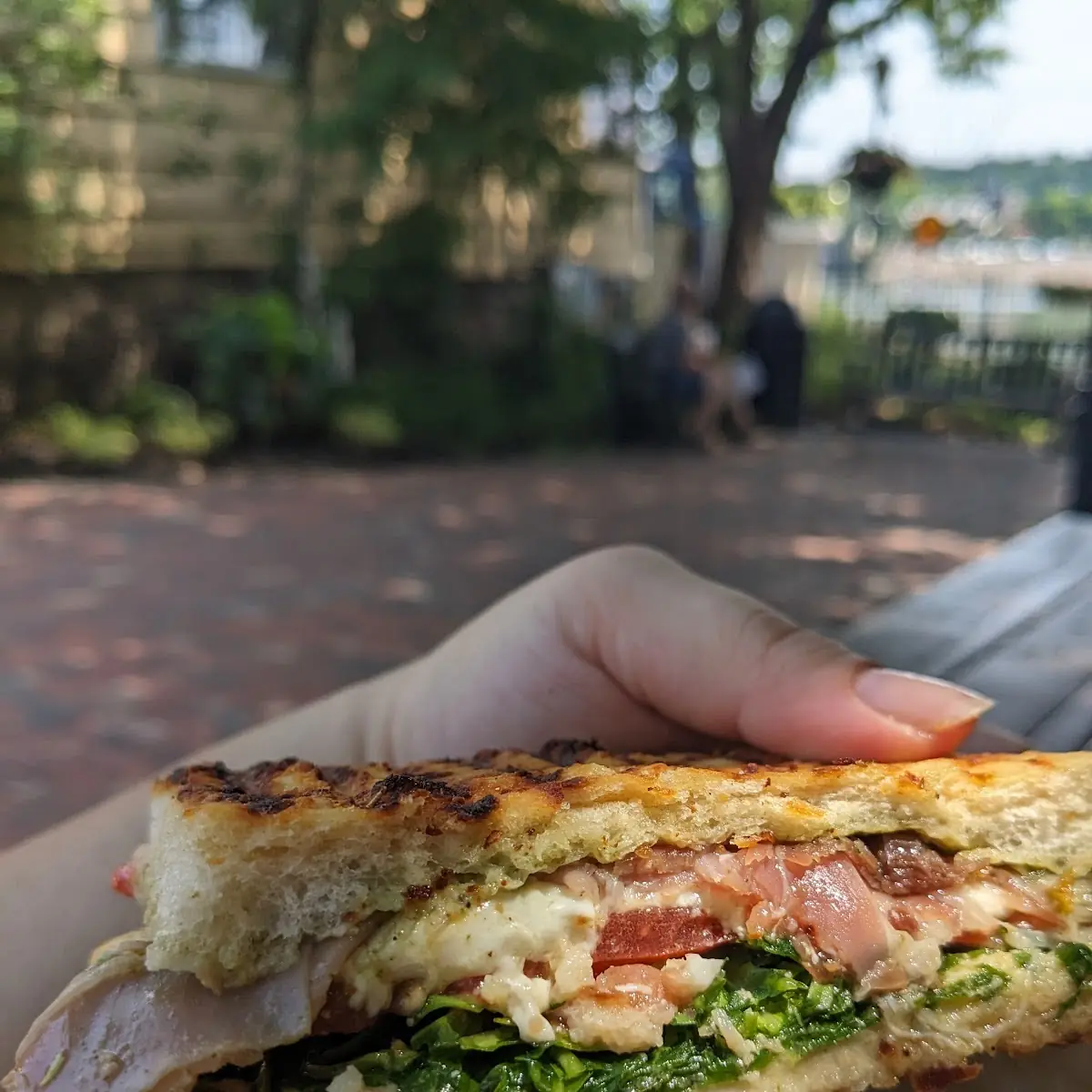 Pesto Chicken & Bacon Panini