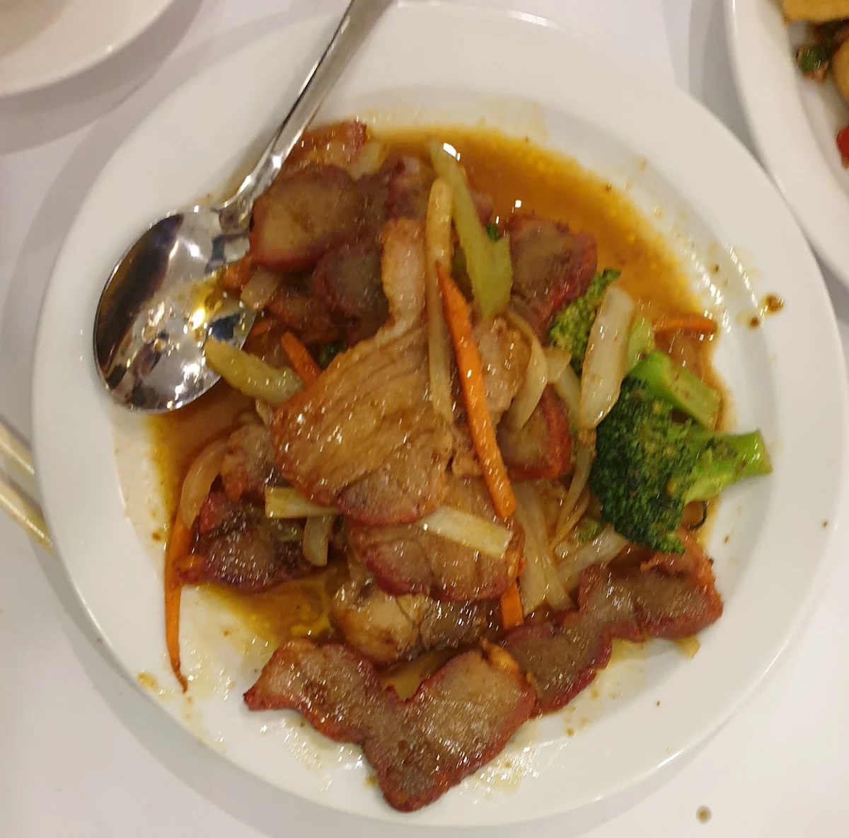 BBQ Pork with Special Sauce, Tasty Chinese Restaurant