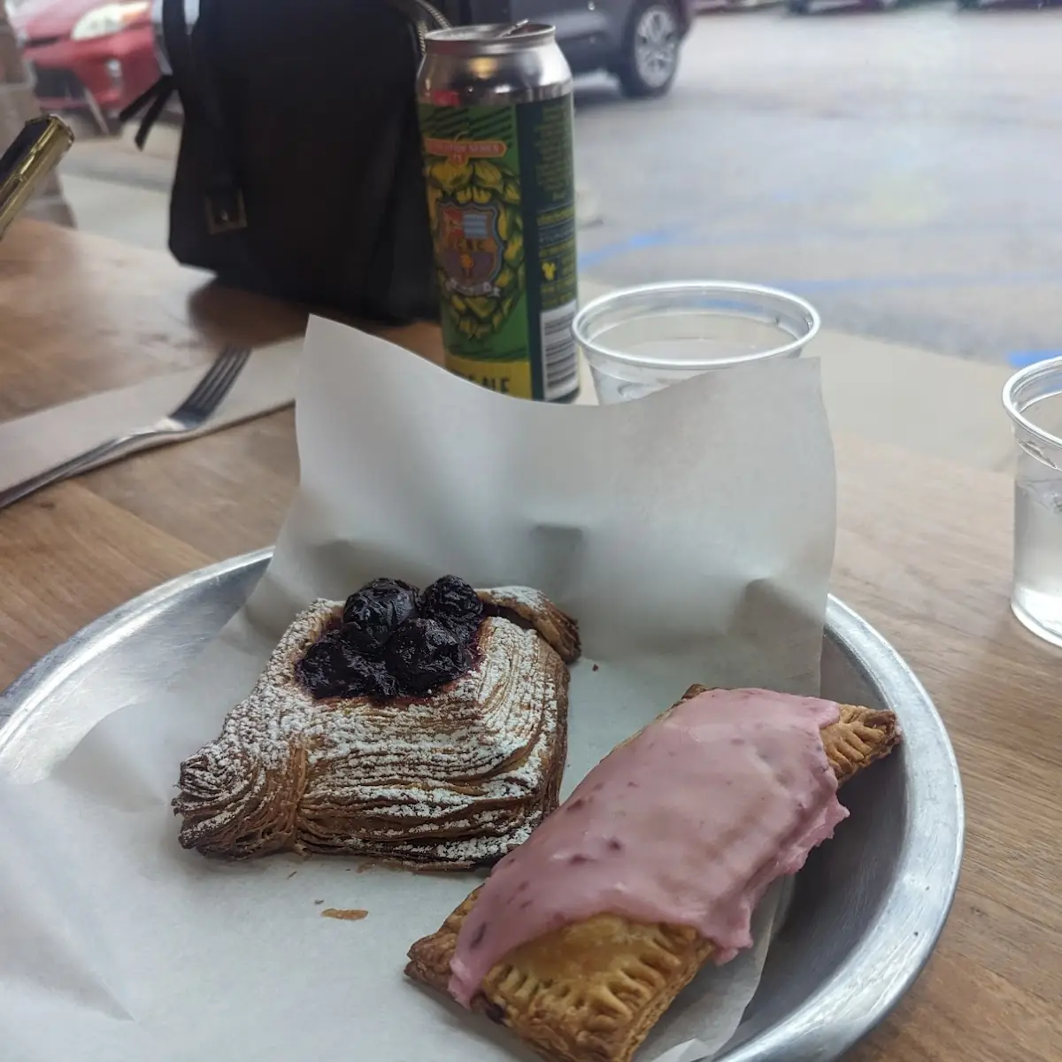 Blueberry Raspberry Pop Tart and Cherry Pastry
