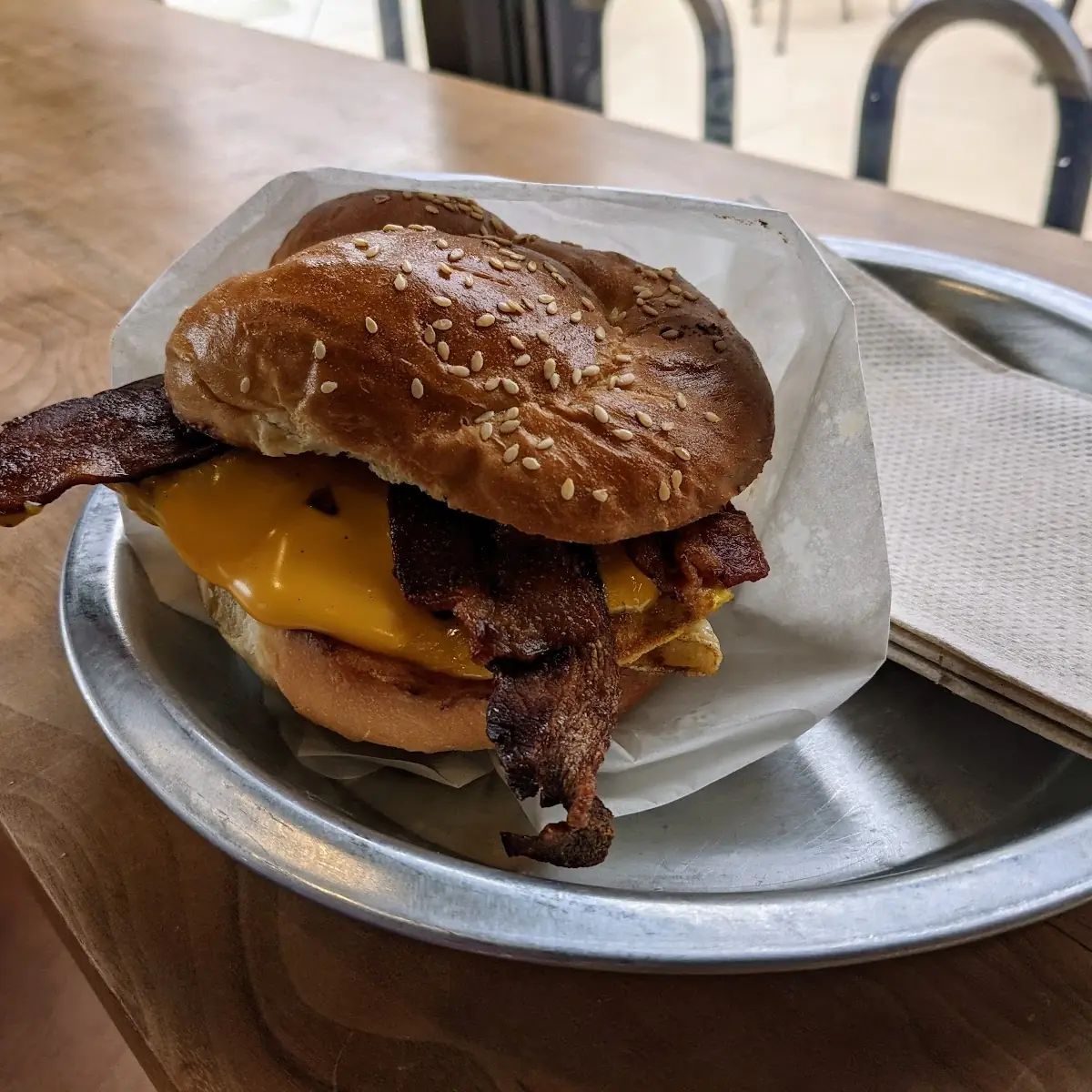 Bodega Bacon Egg and Cheese Sandwich