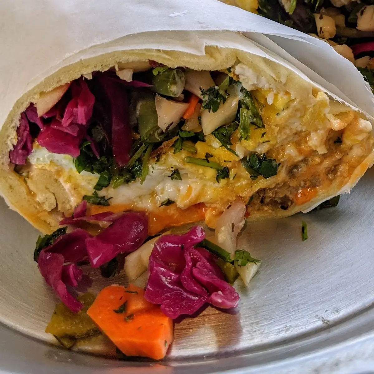 Lamb Breakfast Burrito