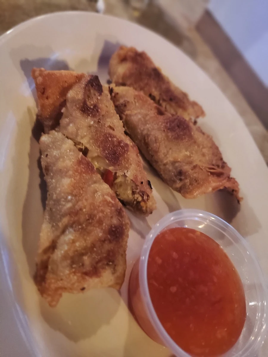 Jerk Chicken Egg Rolls