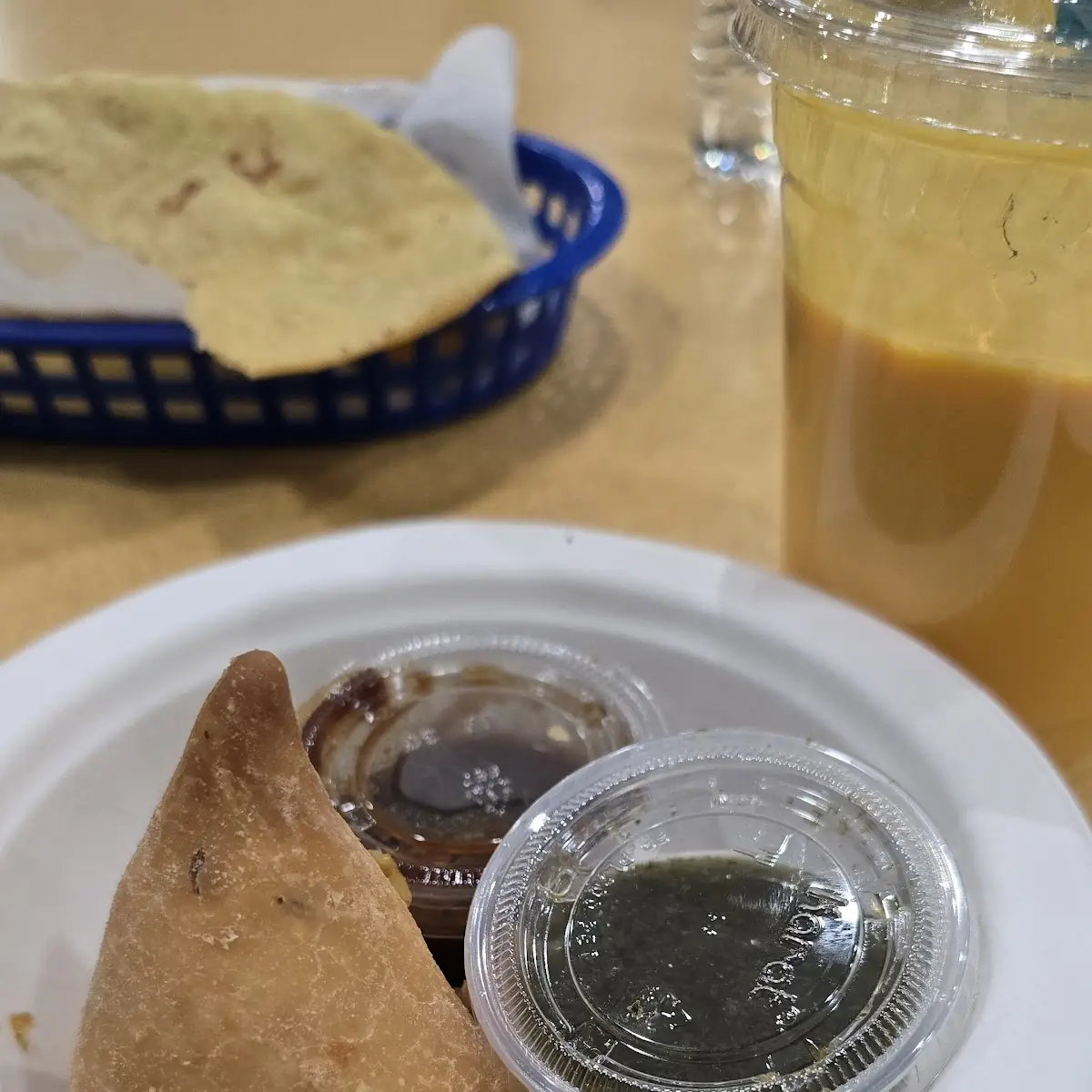 Roti and Mango Lassi