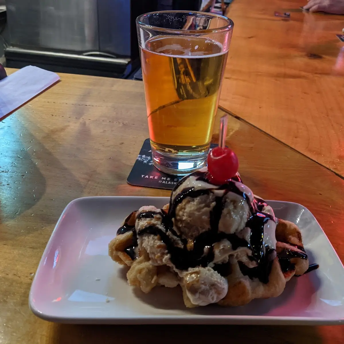 Belgian Waffle Ice Cream