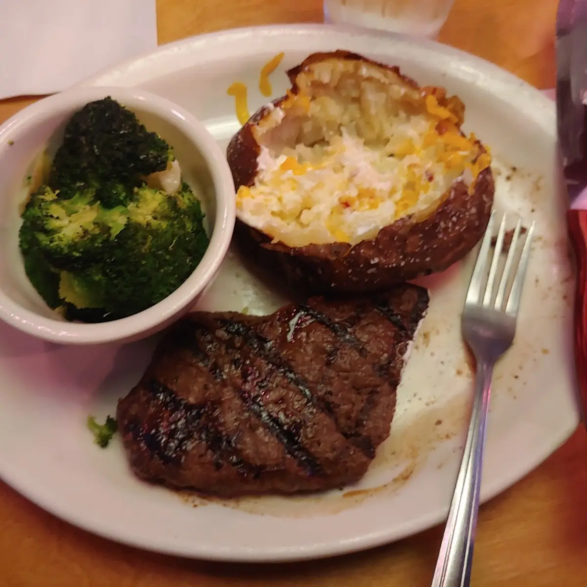 12 Ounce Ribeye Steak and Loaded Mashed