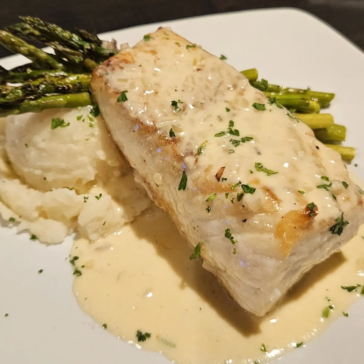 Pan Seared Halibut
