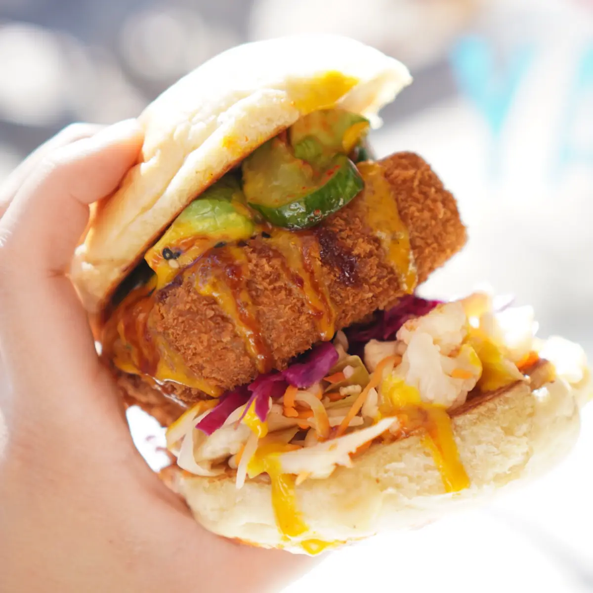 Korean Fried Chicken Sandwich