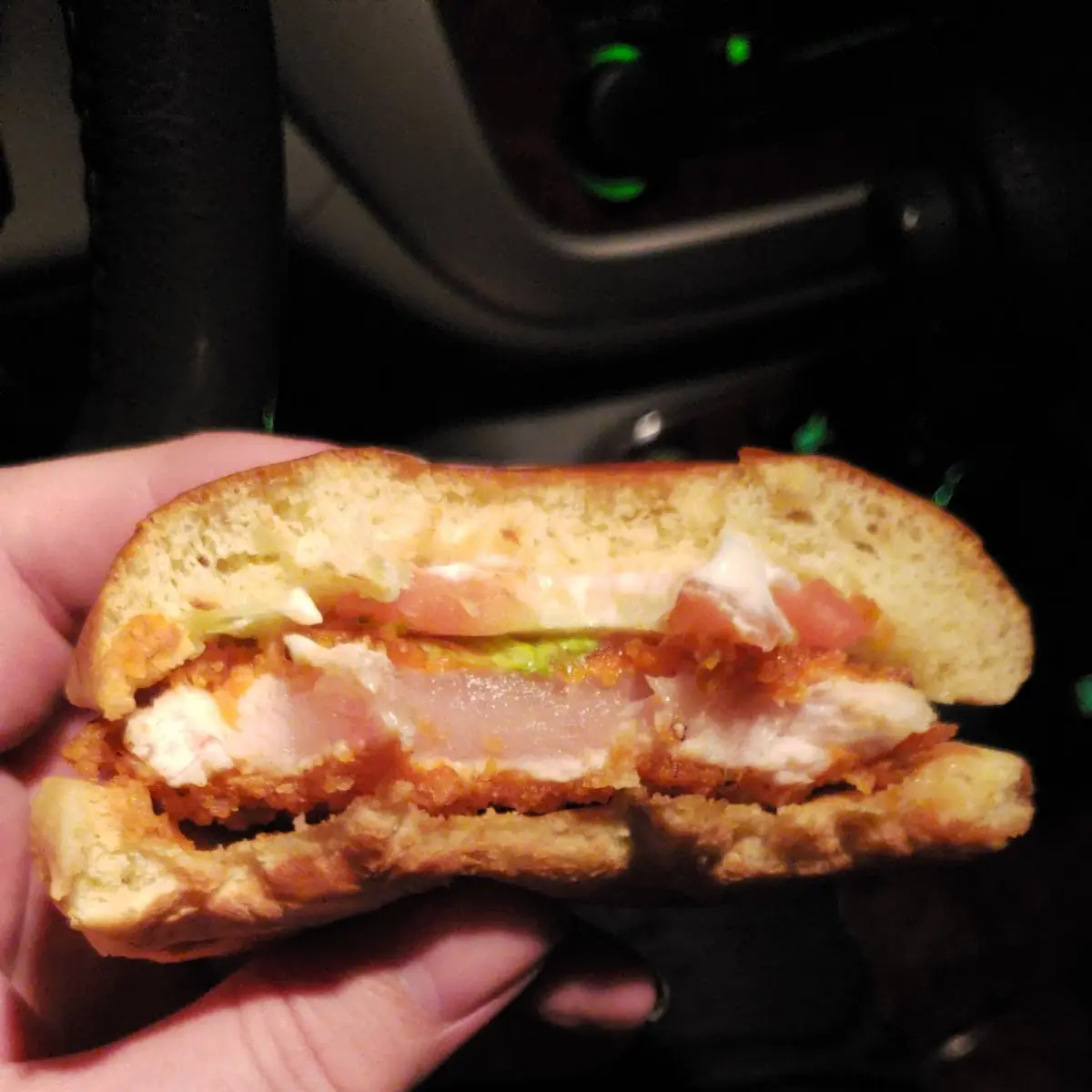 Raw Chicken from Burger King