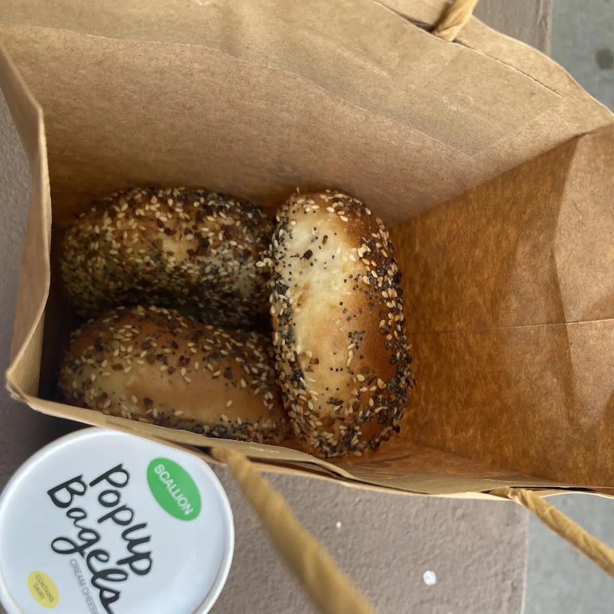 Everything Bagels and Scallion Cream Cheese