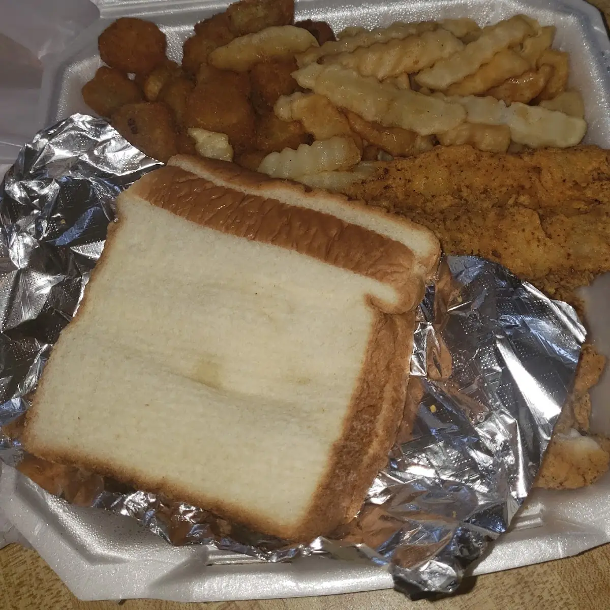 French Fries and Fried Okra