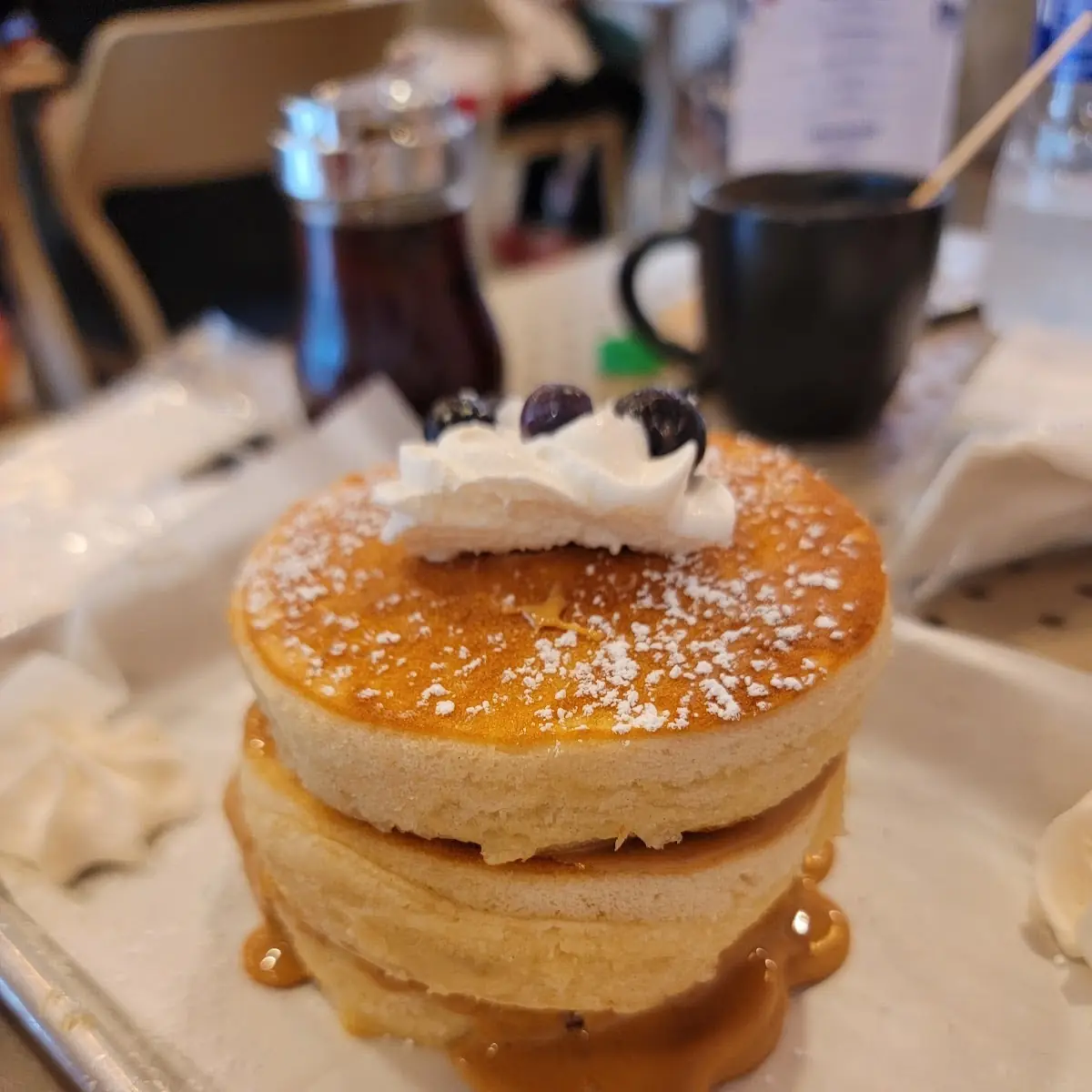 Peanut Buttermilk Pancakes