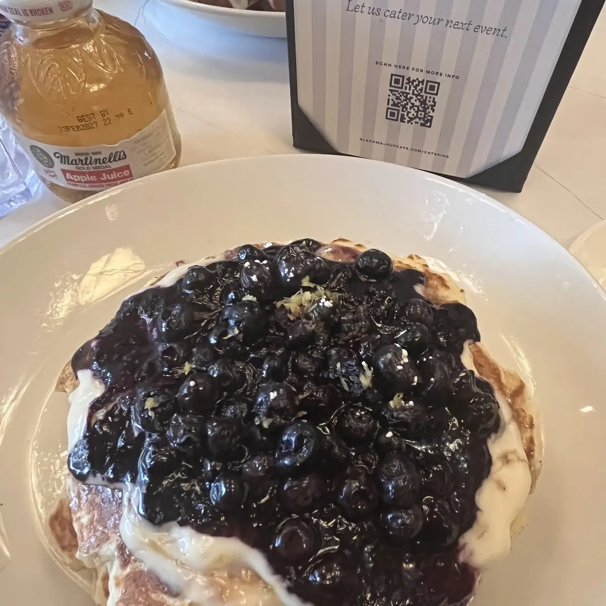 Lemon Blueberry Pancake Stack