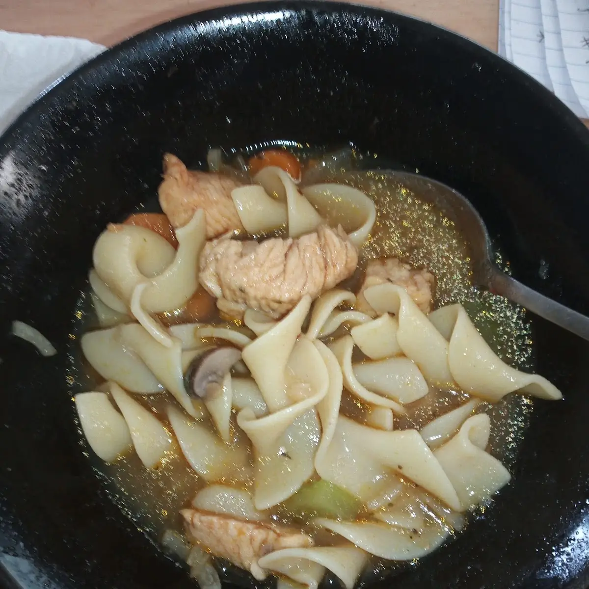 Hearty chkn Noodle Soup