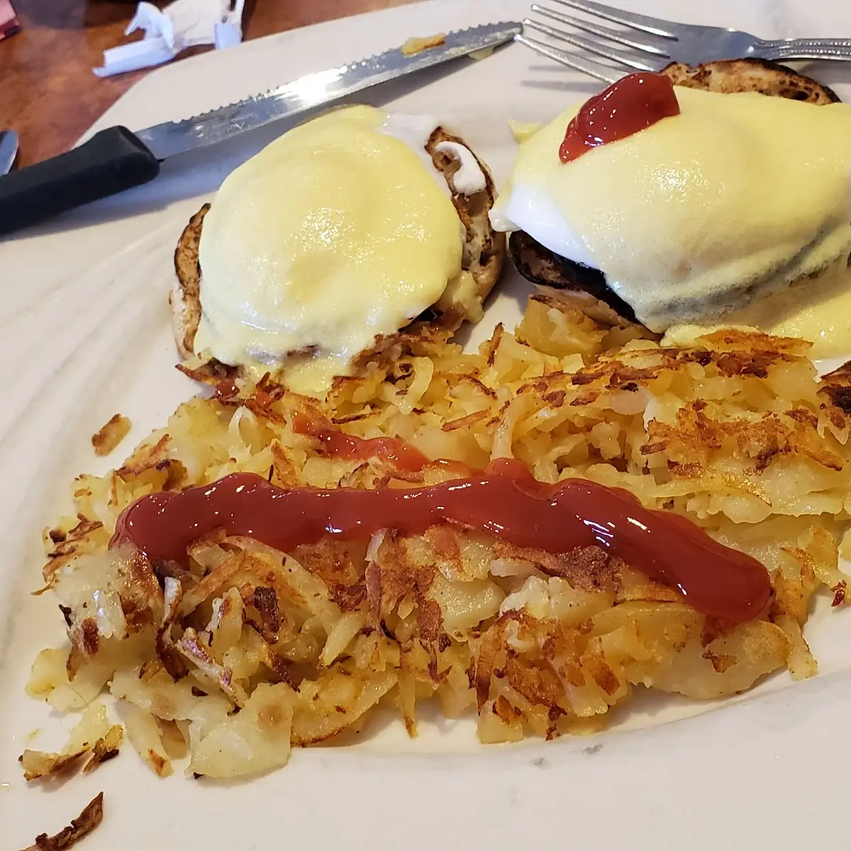 Trenton Eggs Benedict with Pork Roll