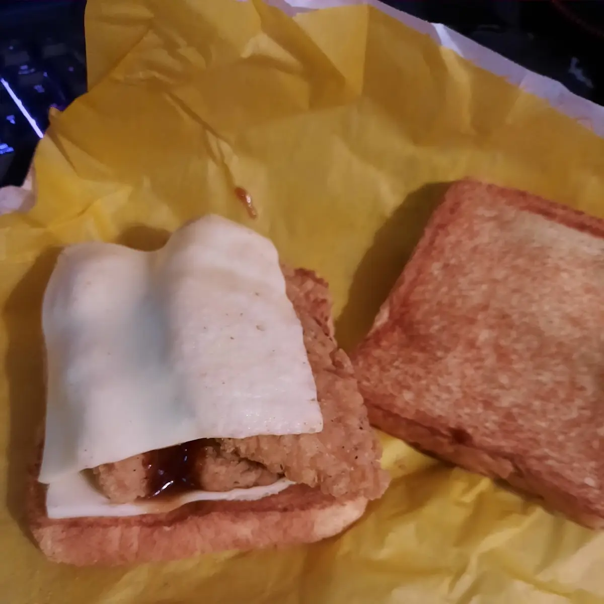 Barbecue Chicken Strip Sandwich