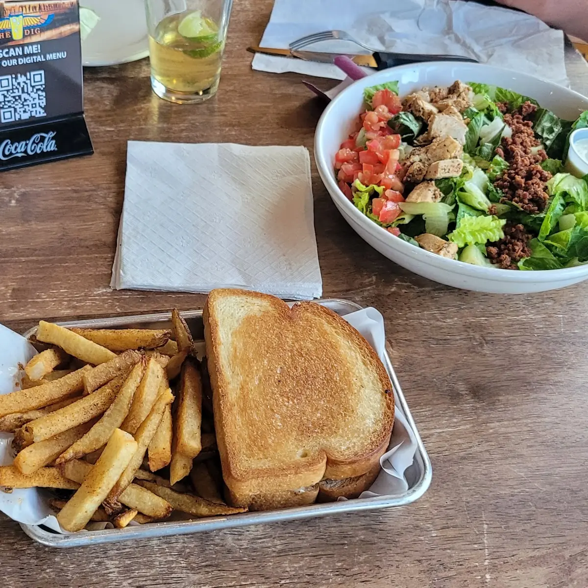 Grilled Chicken Salad and Thoroughly Hammer