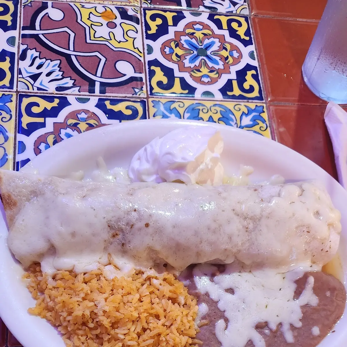 Beef Burrito Rice and Beans