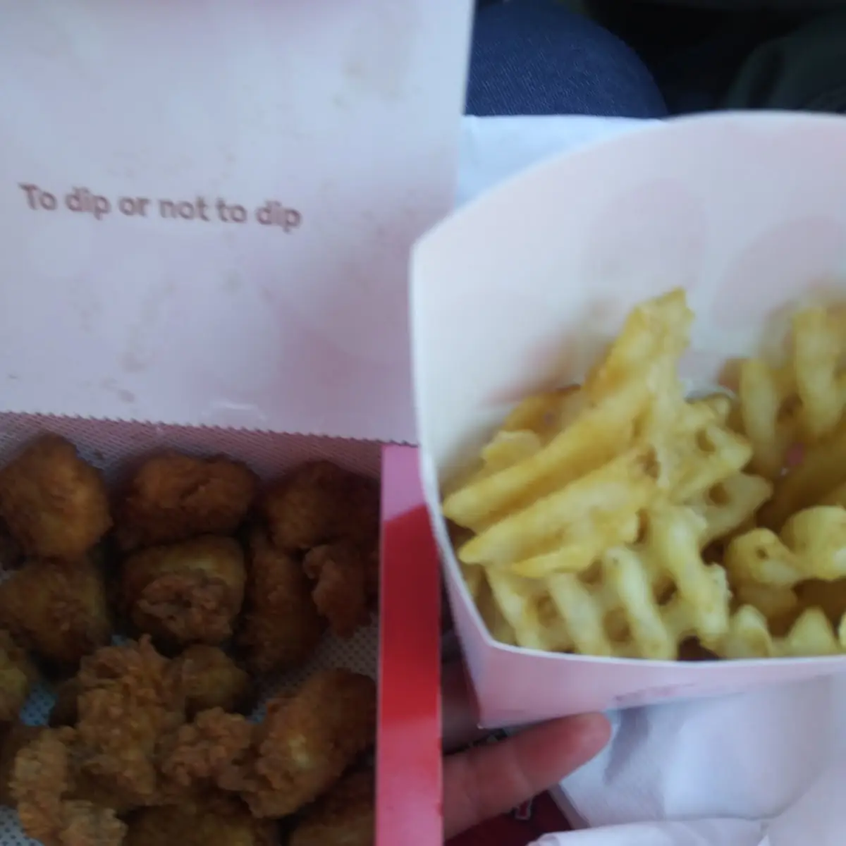 Chicken Nuggets and Waffle Fries