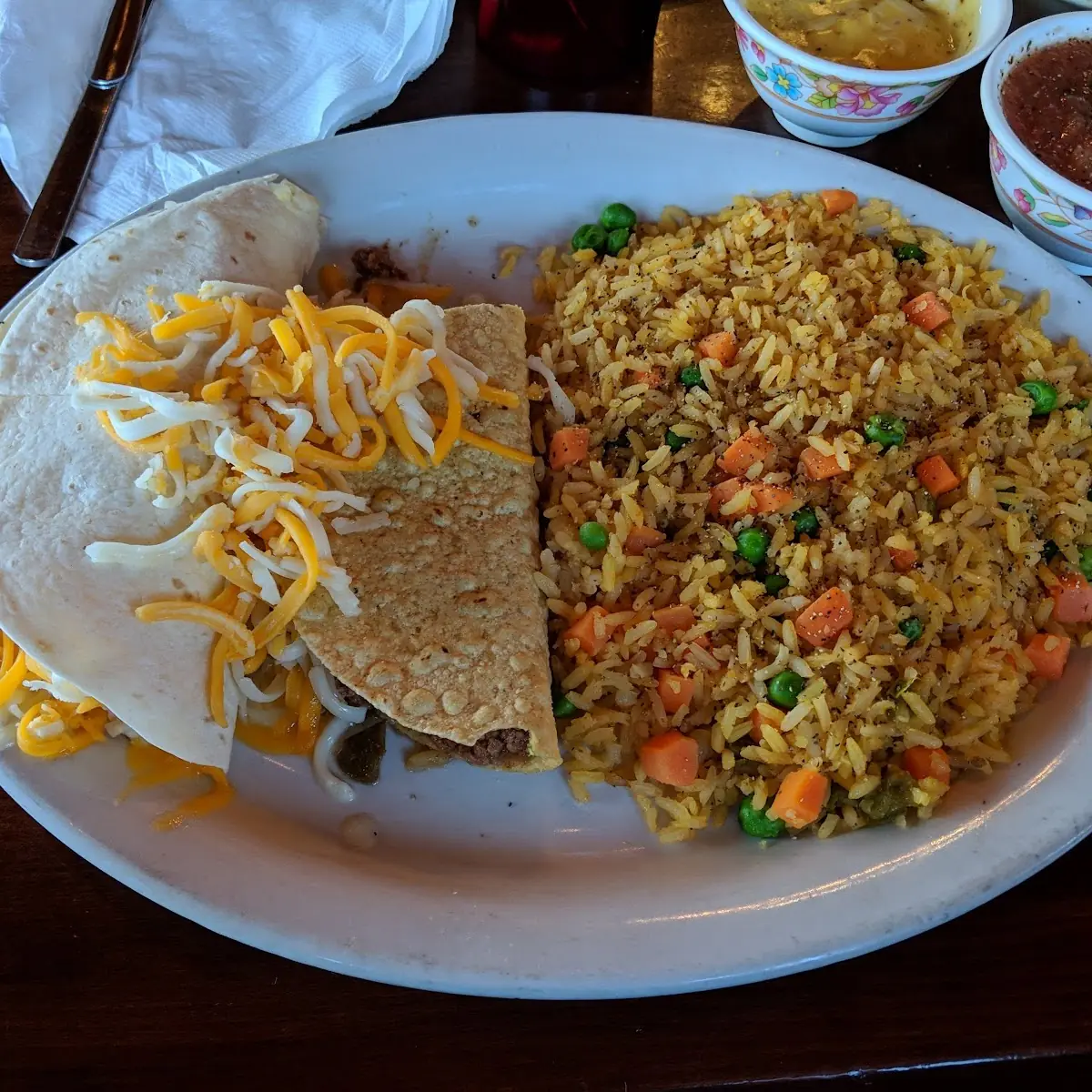 Special Number 8 Two Tacos Double Rice