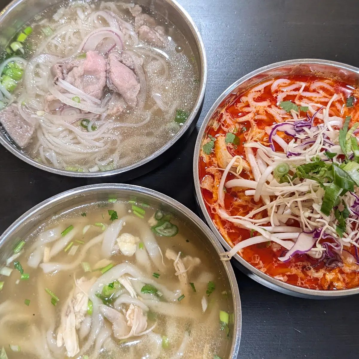 P3. Beef Round Eye and Meatball Pho
