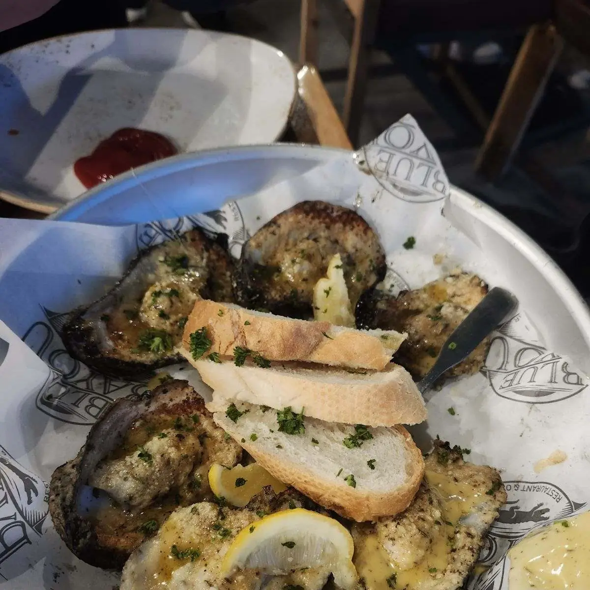 Chargrilled Oysters Garlic Parmesan