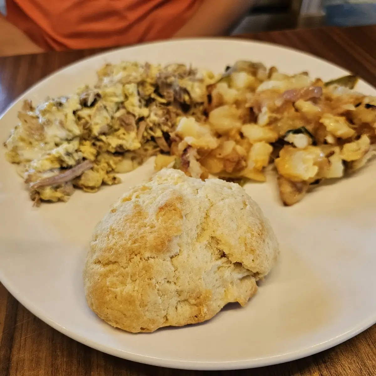 Green Chile Pork Scramble