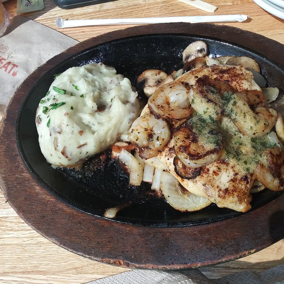 Shrimp 'N Parmesan Sirloin