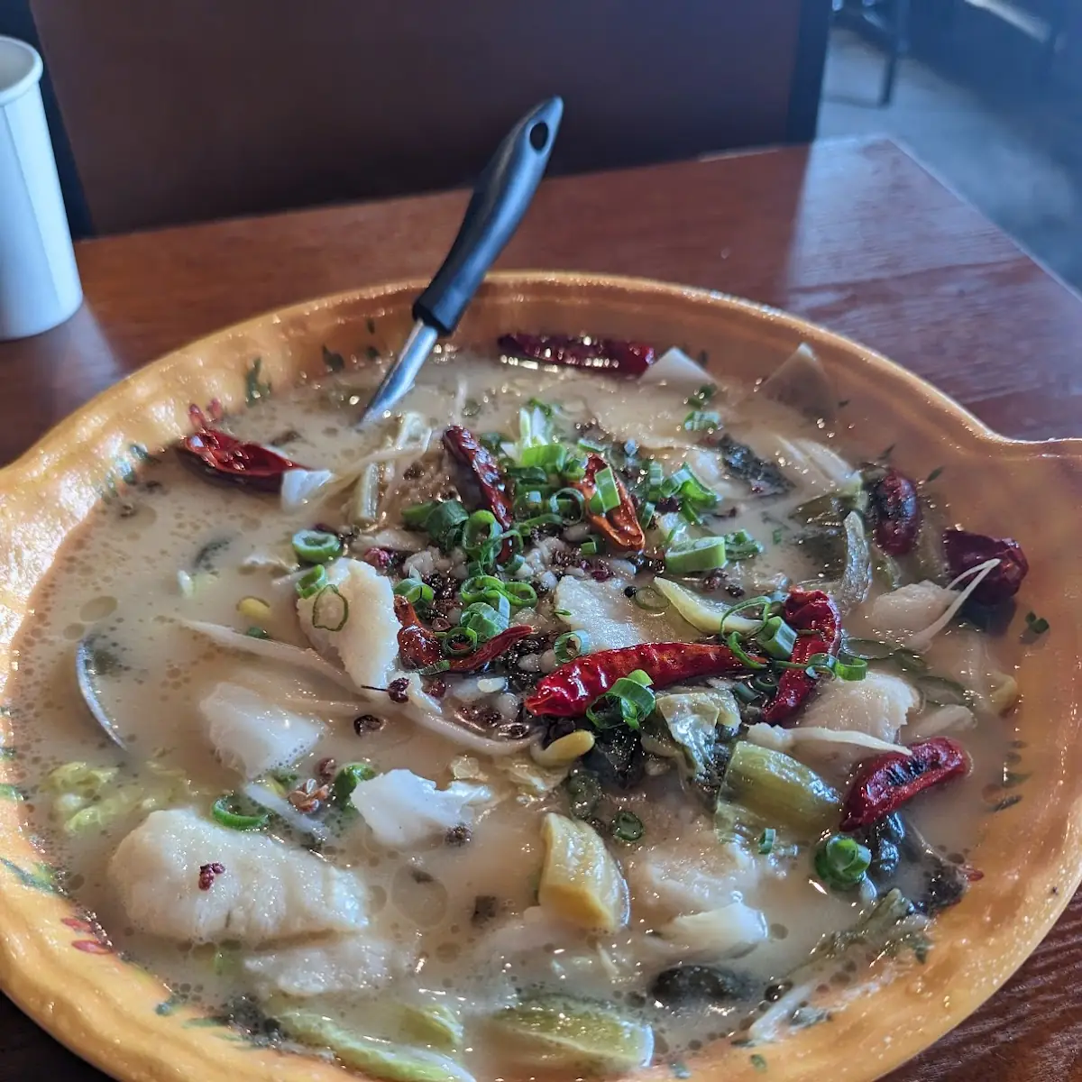 Pickled Cabbage and Chilli with Fish Fillets