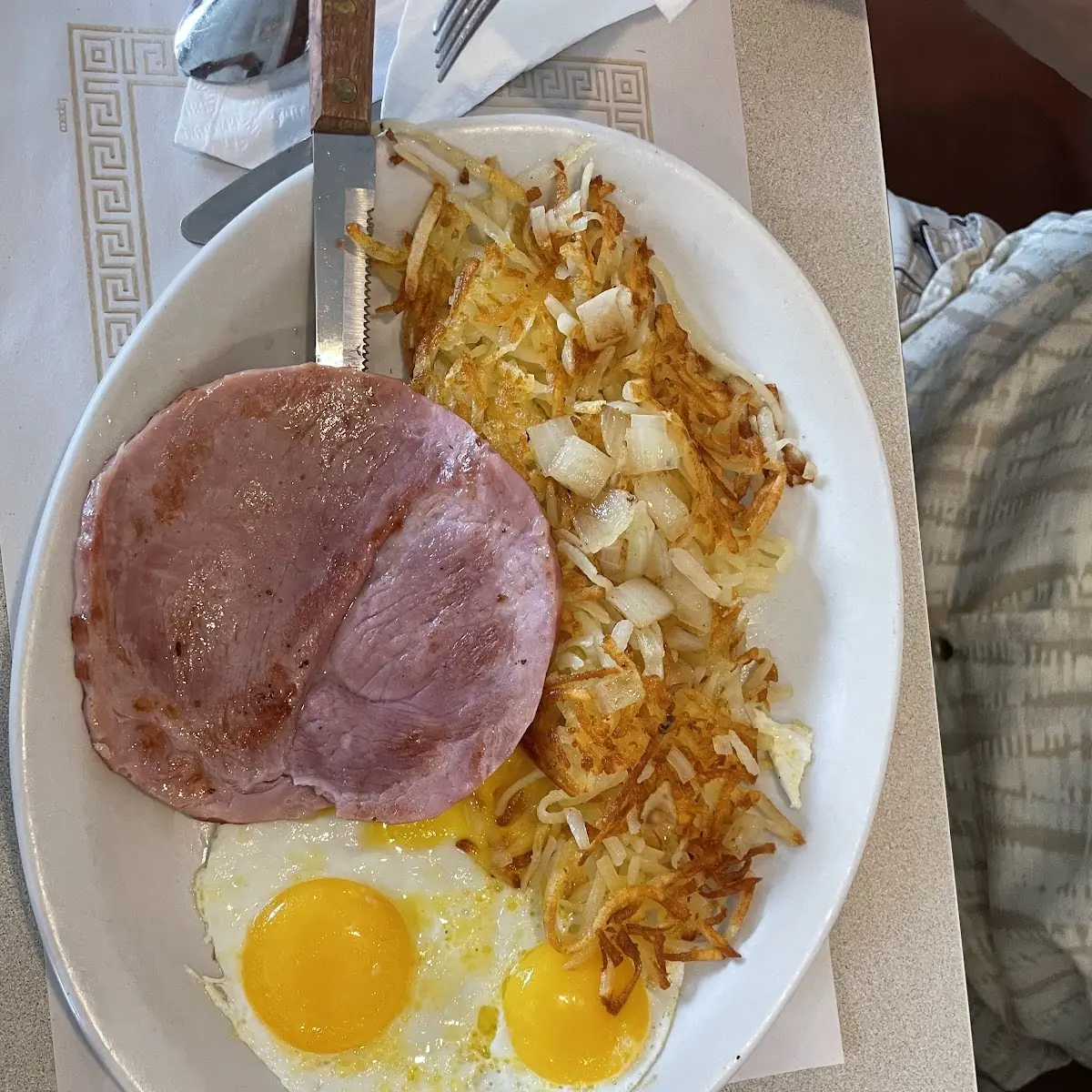 Canadian Bacon & Eggs