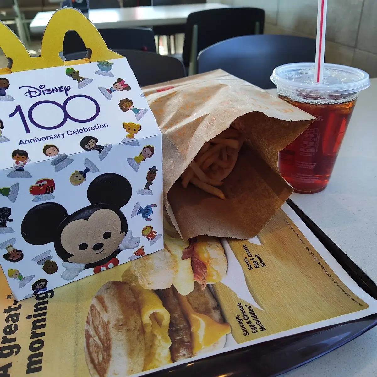 Happy Meal and Medium Fries