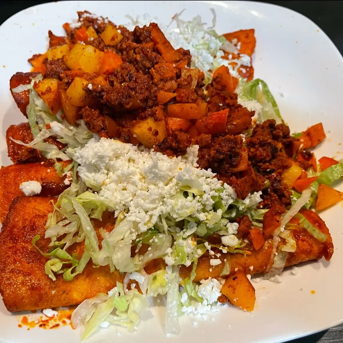 Enchiladas Rojas