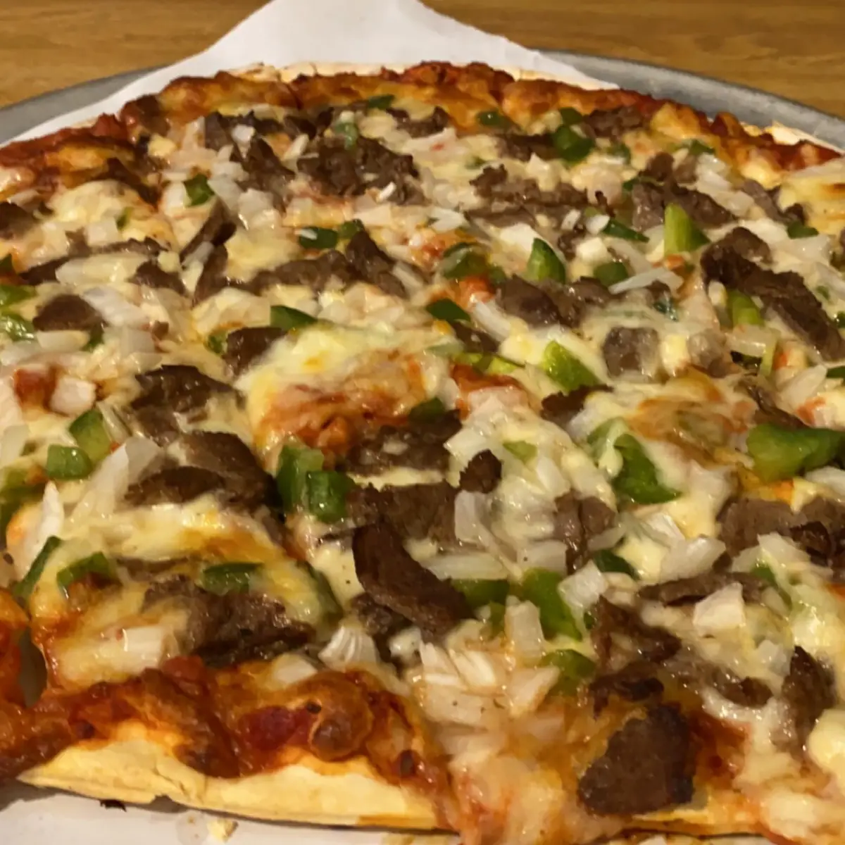 Philly Cheese Steak Pizza