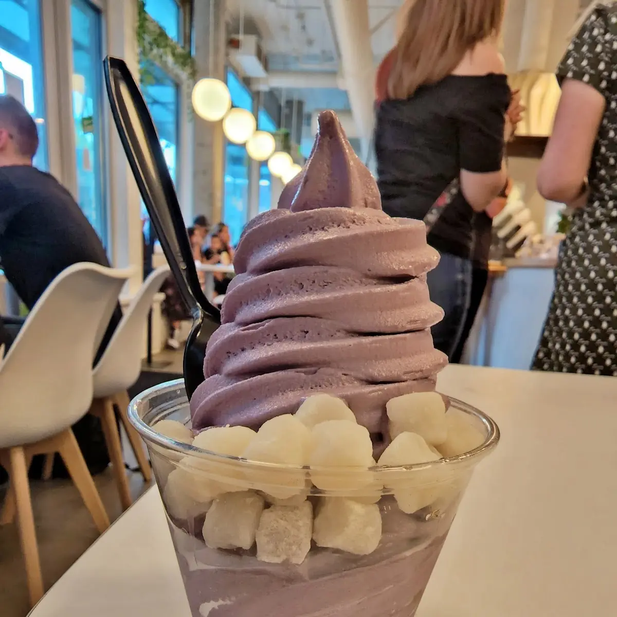 Ube Soft Serve