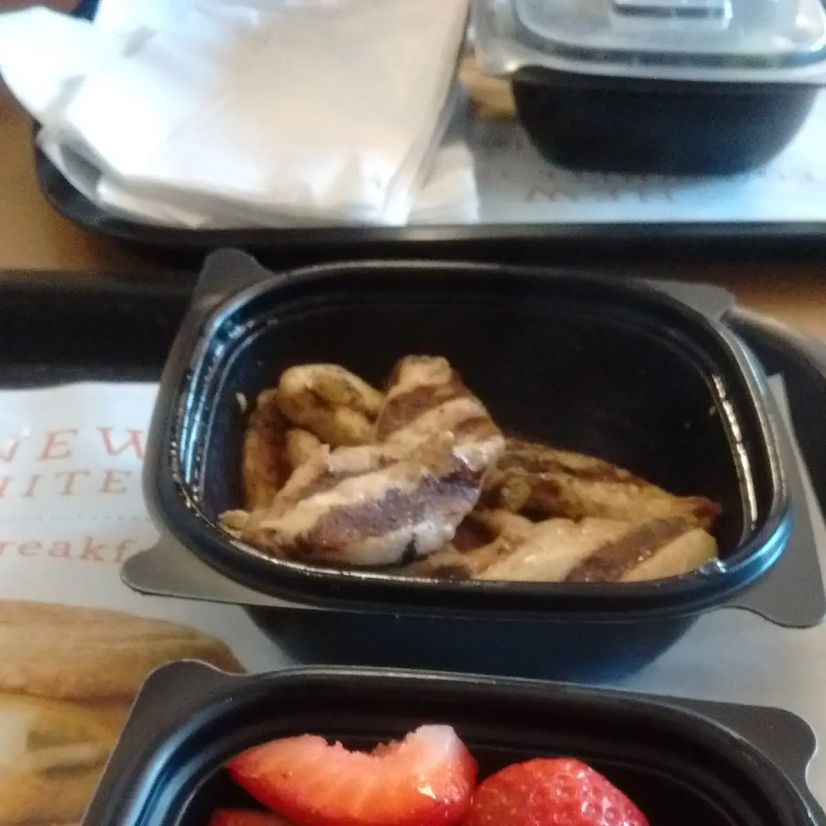 Fresh Strawberries and Grill Chicken