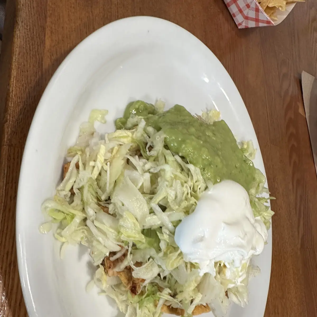 Chicken Tostada