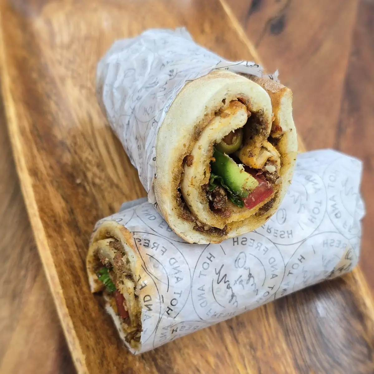 Zaatar Veggie Wrap