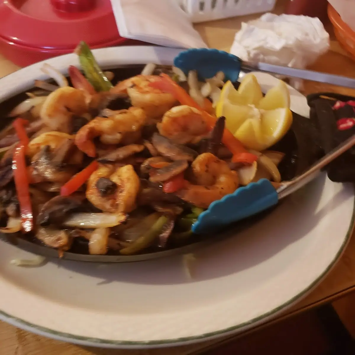 Shrimp Fajitas