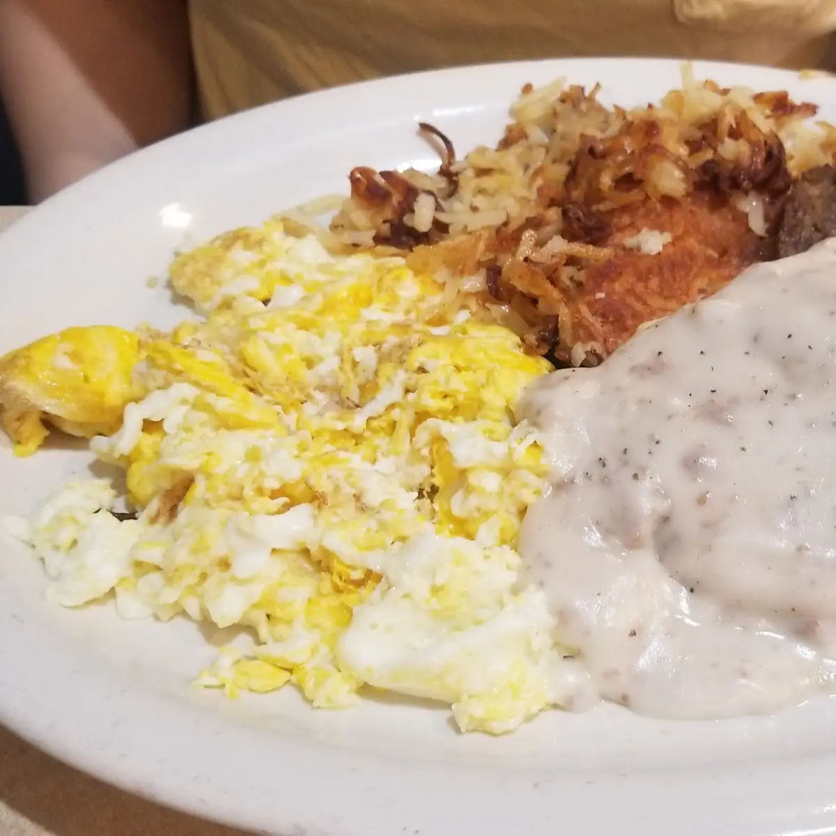 Biscuits and Gravy with Eggs Benedict