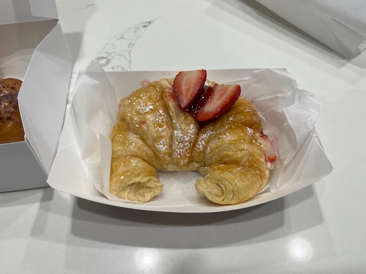 Strawberry Cream Cheese Filled Croissant