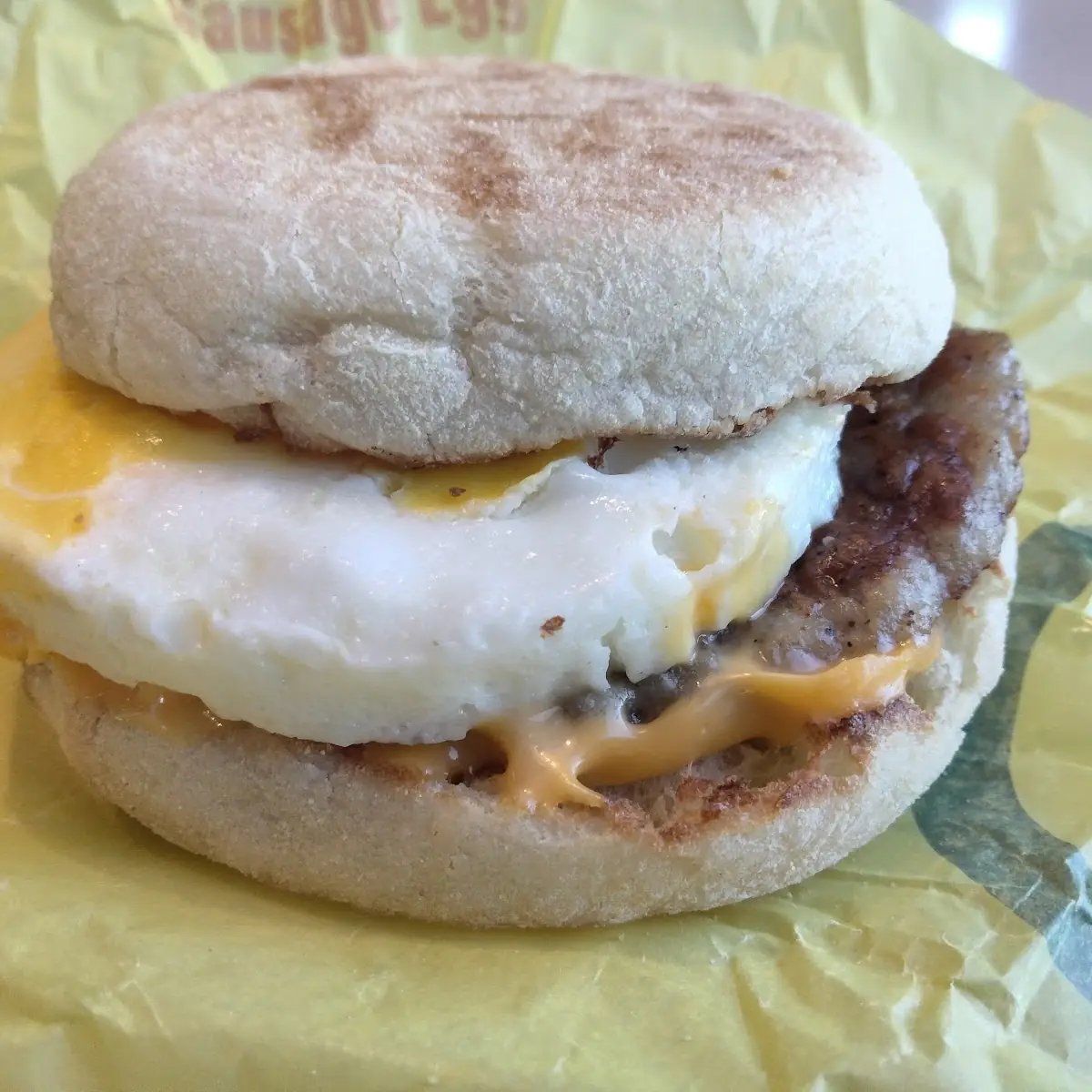 Sausage Mcmuffin with Egg