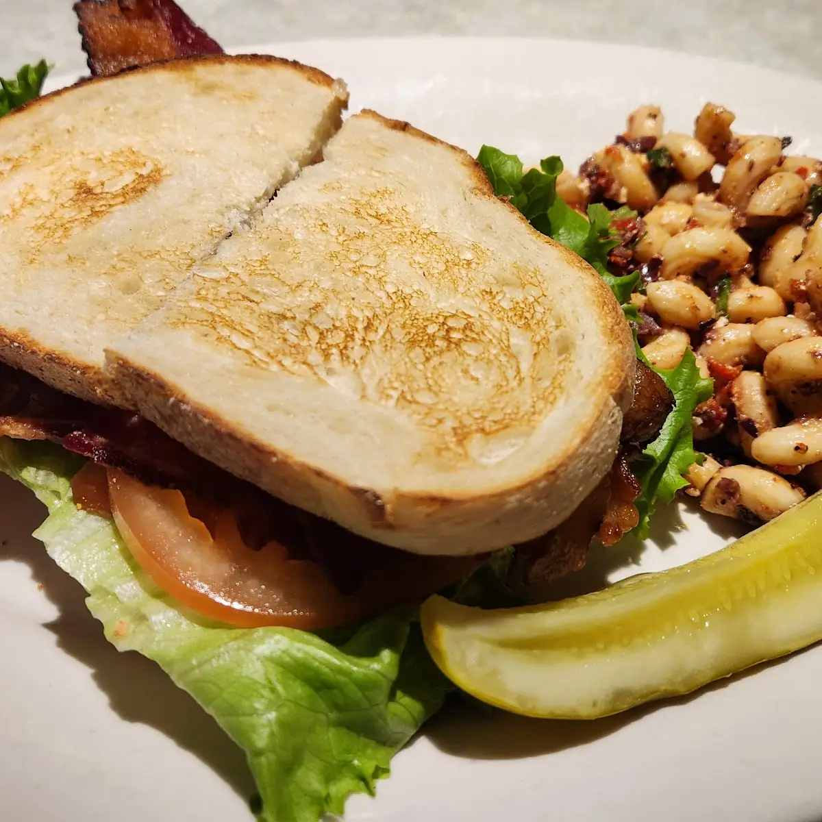 blt with Greek Pasta Salad