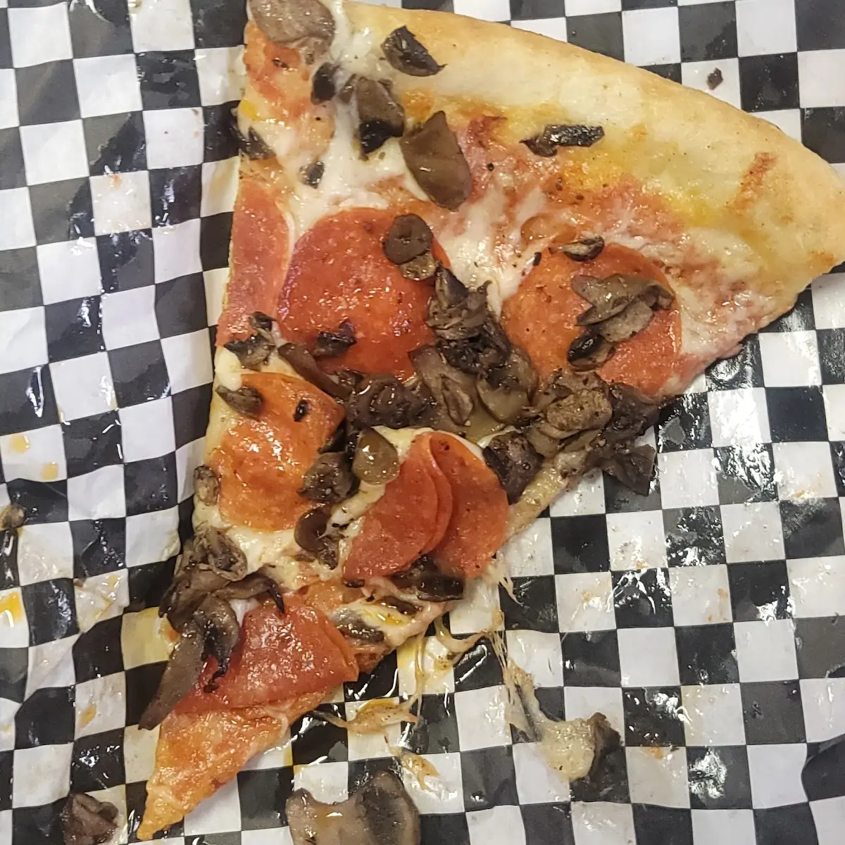 Pepperoni and Mushroom Pizza