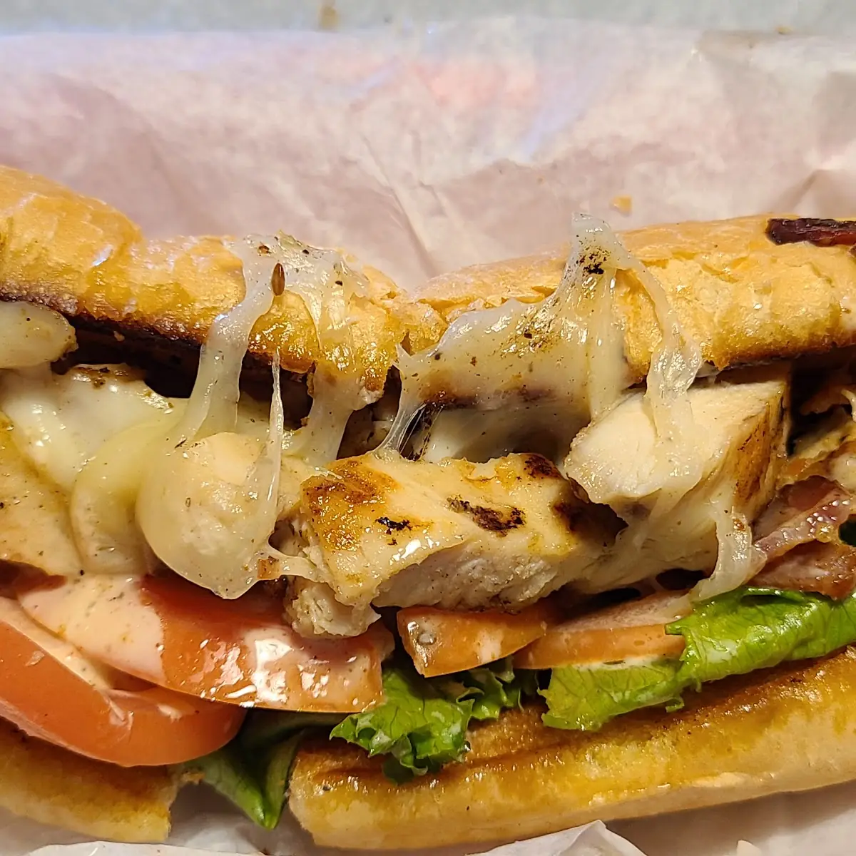 Hot Chicken Club Sandwich